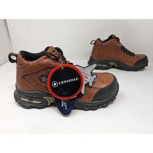 Converse C4444 Composite Toe Waterproof Mens Brown Leather Hiking Boots Size 5 M
